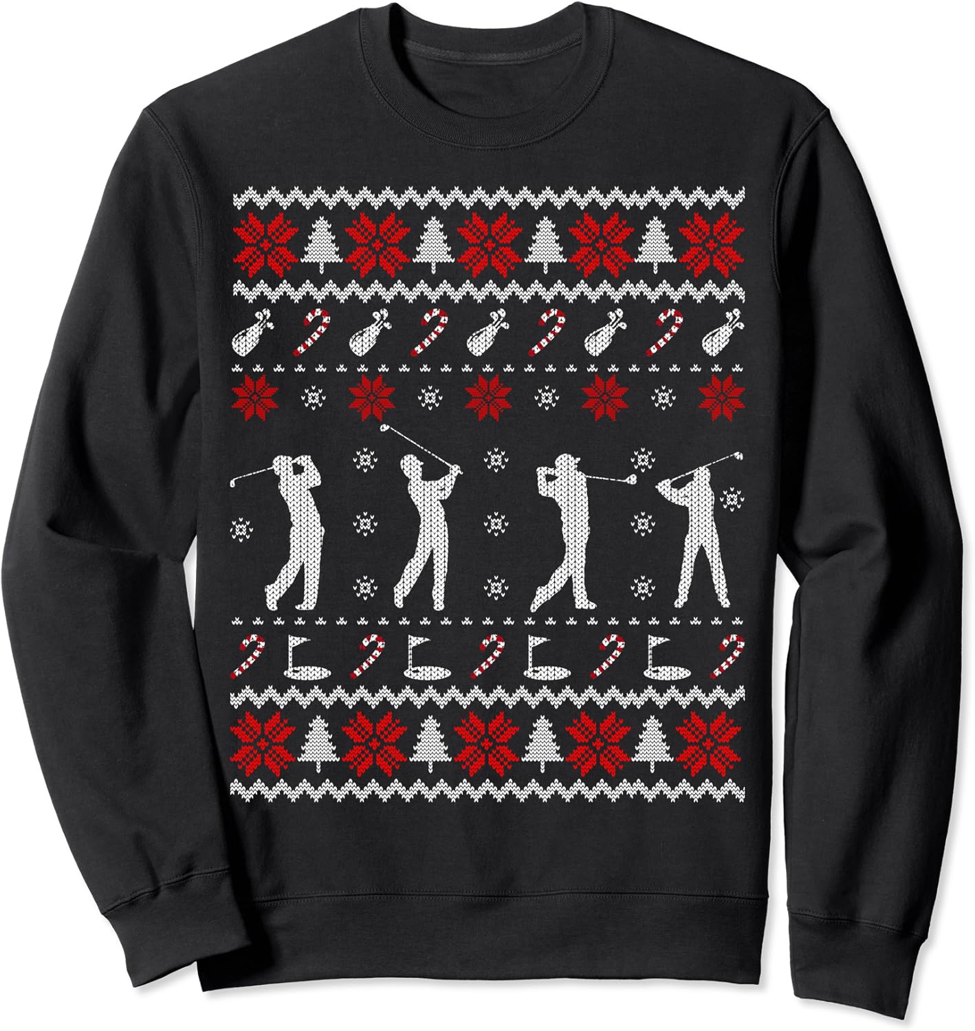 Funny Golf Ugly Christmas Sweater Gift for Golfers Sweatshirt Amazon